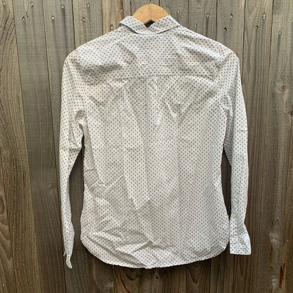 NWOT Madewell anchor print button down shirt size S - Picture 5 of 6